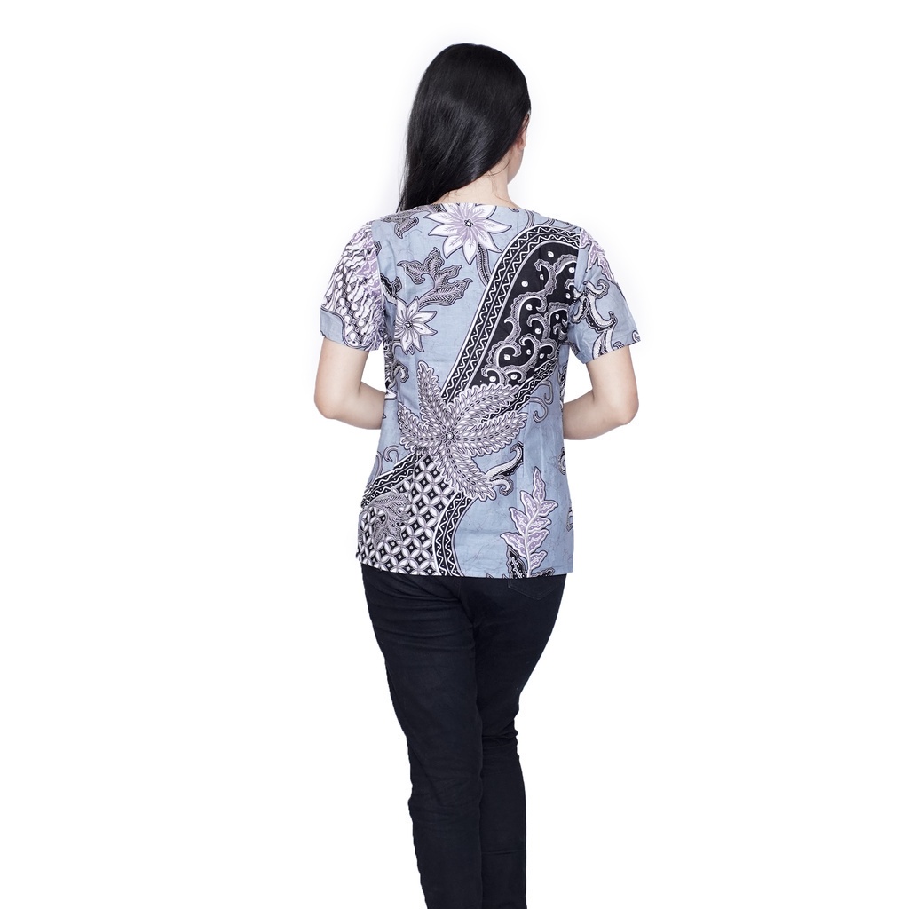 Batik Wanita Modern Kemaja Pria Couple Trendy Batik Dua Putri-manggis