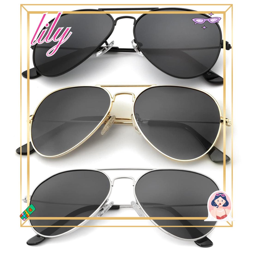 Lily Kacamata Polarized Retro Gradasi Pria &amp; Wanita Memancing Sport Kacamata Matahari