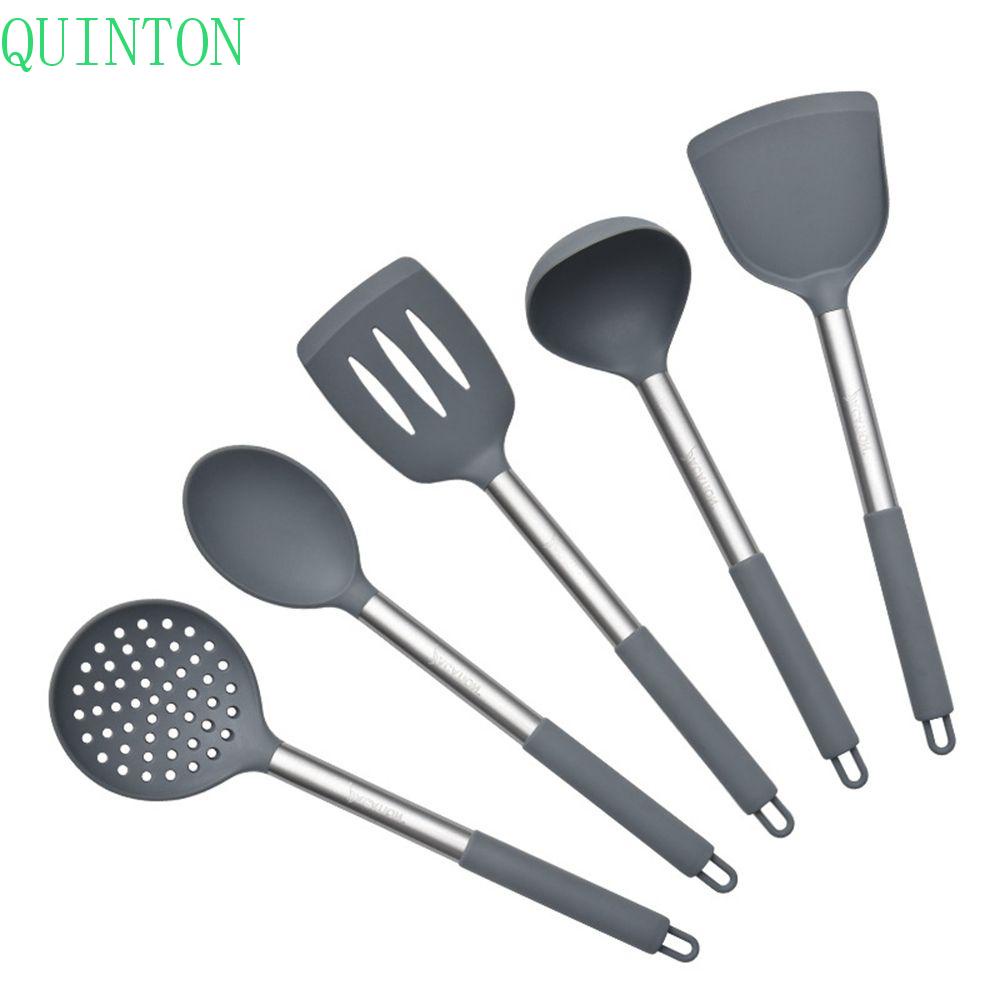 Spatula QUINTON Alat Dapur Sendok Saringan Silikon Alat Masak Gadget Kitchen Utensils Soup Ladle