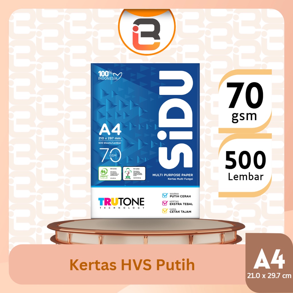 

SINAR DUNIA Kertas HVS A4 70 gsm Putih