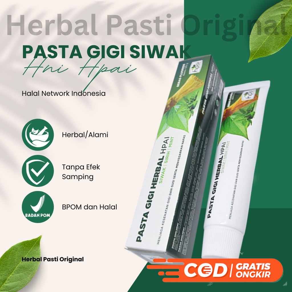 PASTA GIGI HERBAL | PGH SIWAK - Odol - HNI HPAI - Original HNI HPAI | Bisa Bayar COD .