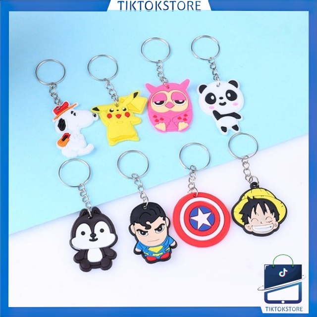 TIKTOK - D6023 Keychain / Gantungan Kunci Karakte G210 / Gantungan Kunci K-POP / Gantungan Kunci Lucu