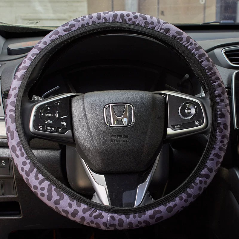 Cocok Untuk Melindungi Setir Mobil Sarung Kulit Dengan Berlian Imitasi fashionable car steering wheel leather cover