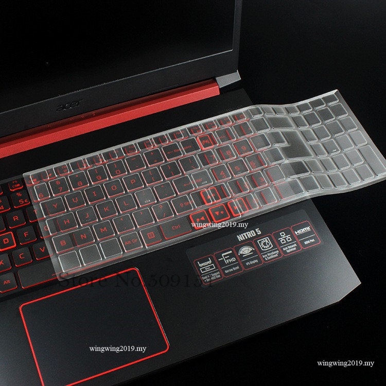 Skin Pelindung Cover Keyboard TPU 15.6 inch Untuk Laptop Acer Nitro 5an515 54 54W2 AN515-54 51M5/17.3 inch Acer Nitro 5an517-51 56YW