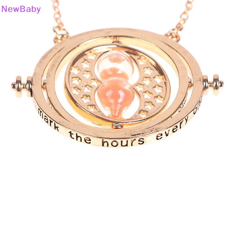 Newbaby Harry Potter Kalung Time Turner Kalung 3D Jam Pasir Kalung Rotag SPins ID