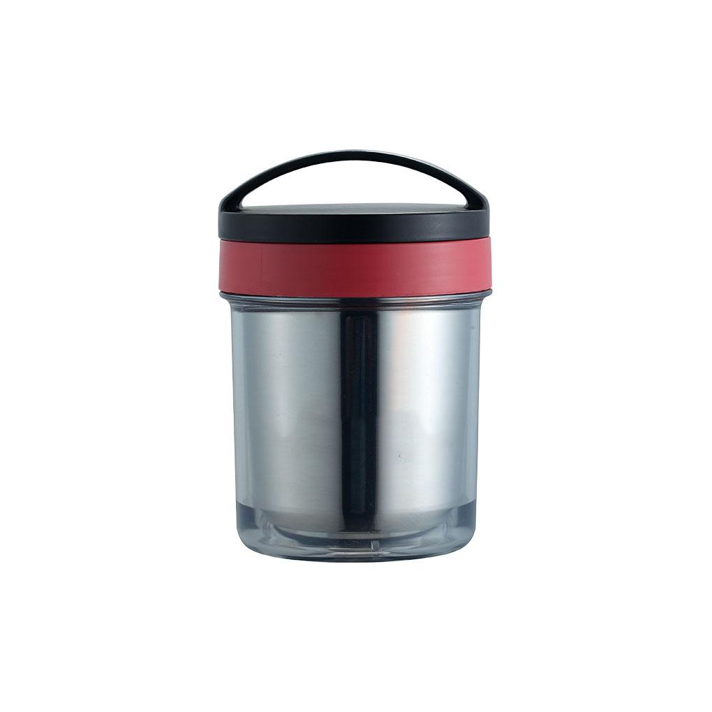 Lidded 400ml Soup Thermal Cup Home Kotak Sarapan Anti Bocor Sealed Food Insulated Container Meal Carry Holder Biru