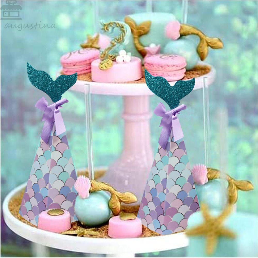 Agustinina Candy Box Timbangan Ikan Mas Kreatif Snack Cookies Packing Untuk Anak Mermaid Tail Pesta Ulang Tahun Hadiah Pernikahan