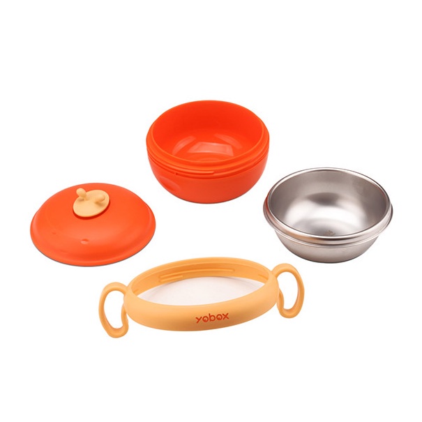 YOBOX Mangkok bayi dengan pegangan model BEE Y0011 YOOYEE Little Bee Baby Bowl with Handle