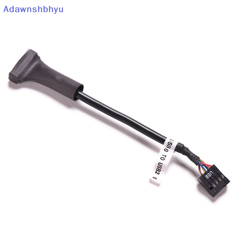 Adhyu USB 2.0 9Pin Motherboard Female to 20Pin USB 3.0 Housing Male Adapter Kabel ID