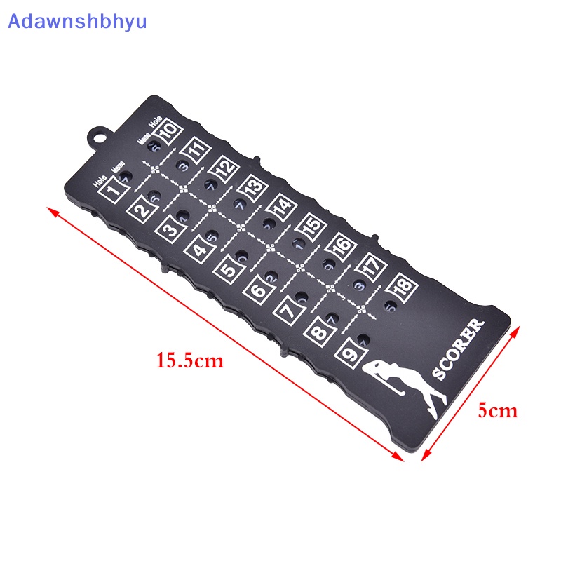 Adhyu 18lubang Golf Stroke Putt Score Card Counter Indikator Penghitung Skor Golf ID