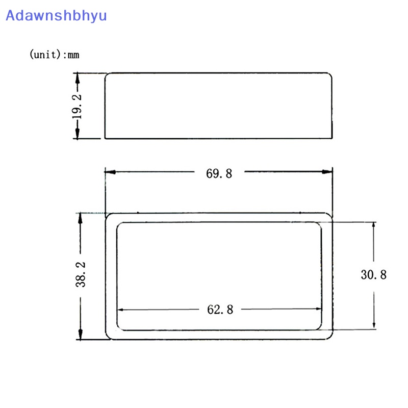 Adhyu Cover Pickup Gitar Elektrik Metal Tembaga Humbucker Pickup Cover Untuk Gitar New ID