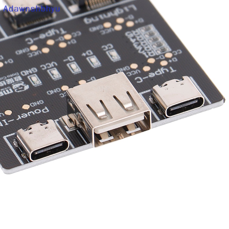 Adhyu DT3 USB Cable Tester Data Cable Test PCB Board Untuk Alat Deteksi Kabel Tanggal ID