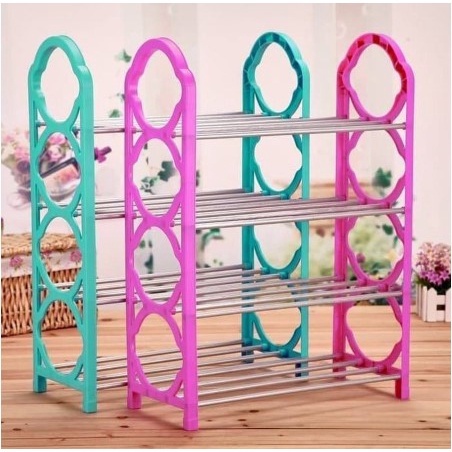 Rak Sepatu CH104 CH828 / Rak Sepatu Sandal Warna 4 Susun MB