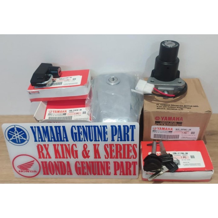 KUNCI ASSY RX KING BARU (KUNCI KONTAK, HELM, TUTUP BENSIN, BOX TOOLS)