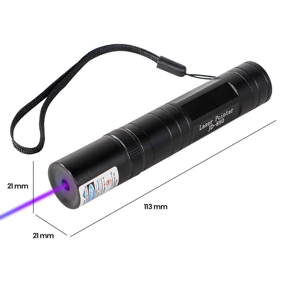 Laser Pointer Ungu Laser Ungu Laser UV Sinar Ungu Senter Ungu Purple Beam 5mW 405nm