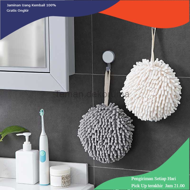 TD - DPR Beeinch Lap Tangan Gantung Kamar Mandi Ball Hand Wipes High Absorption - BE2