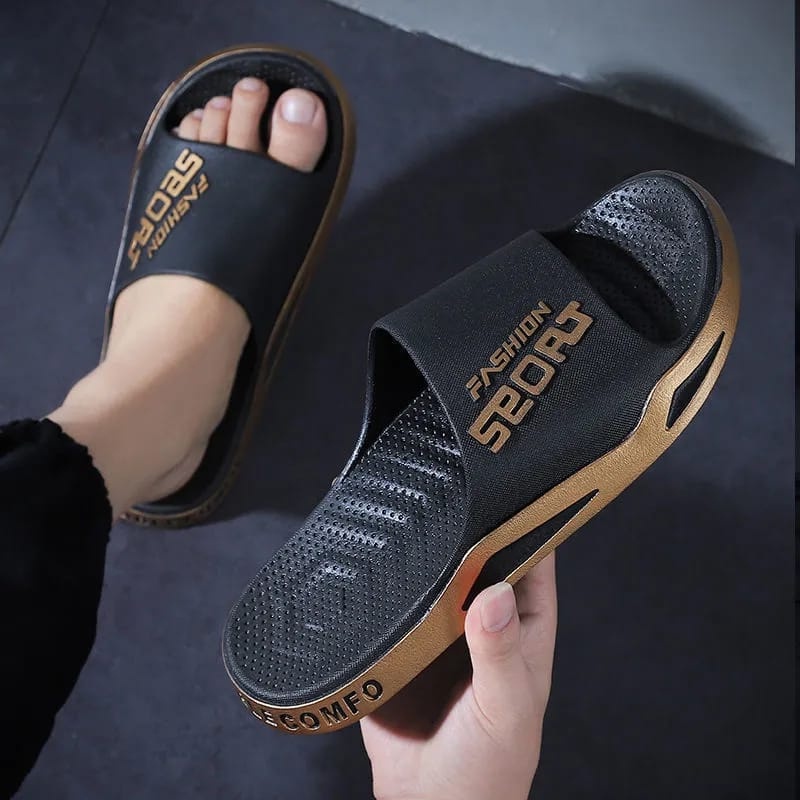 COD!! Sandal slop pria jelly import fashion sport high quality terbaru 2023 casual kekinian