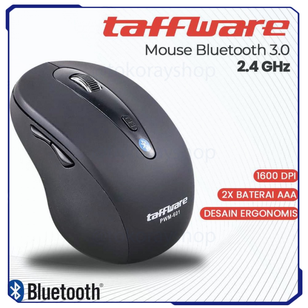 Taffware Mouse Bluetooth 3.0 2.4 GHz 1600 DPI - PWM-601