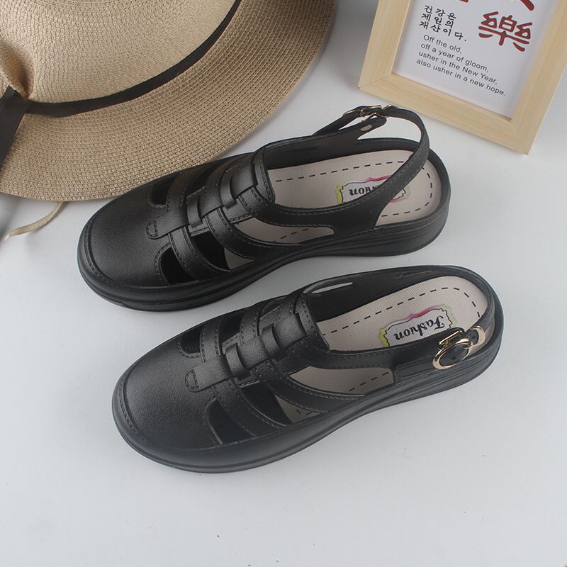 GROSIRTAS TG1656 Sepatu Selop Tulang Bertali Wanita Import Korean Style