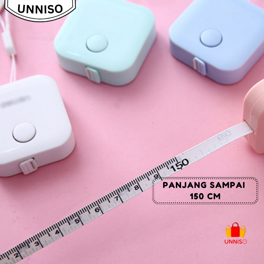UNNISO - Meteran Portable Premium Multicolor 1.5 m