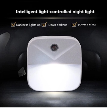 Lampu Tidur LED Model Persegi Sensor Otomatis Night Lamp Square Lampu Led Kotak Mini Sleep Mini Lamp Dekorasi Murah Import