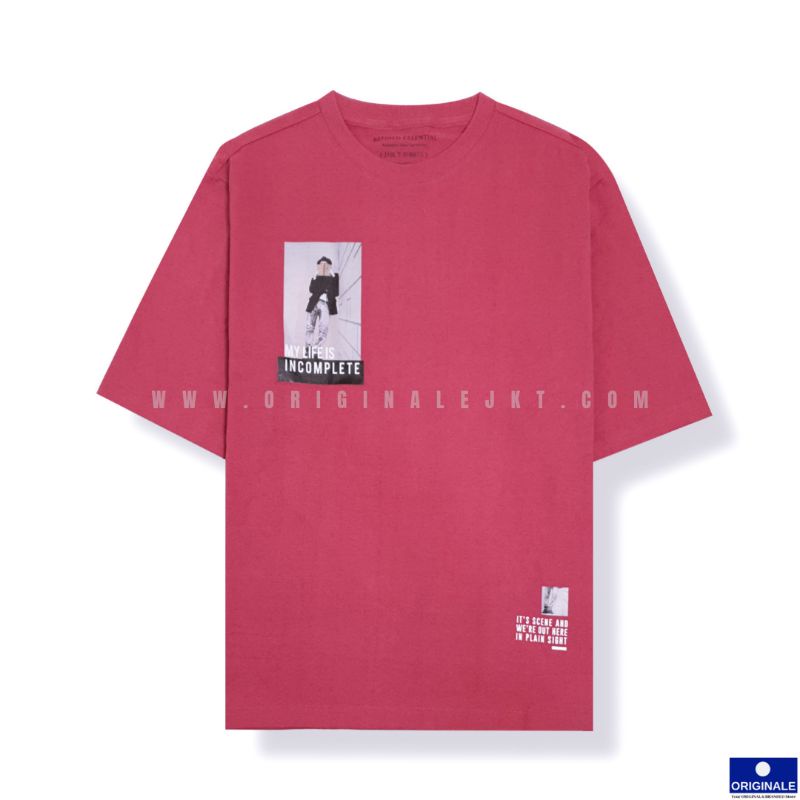 TTN Refined Essential Heavyweight Oversized T-shirt - French rose