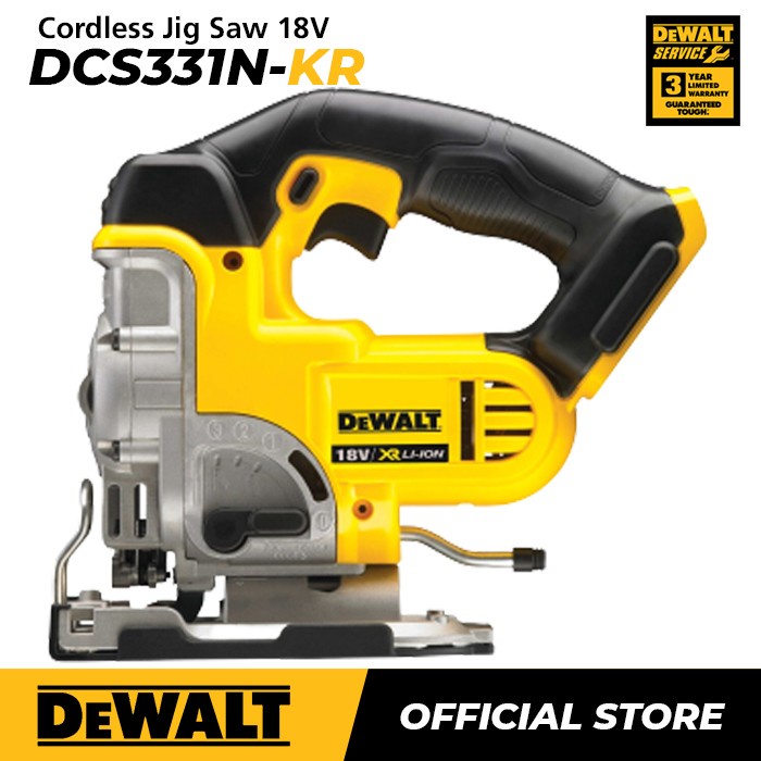 Dewalt Cordless Jigsaw / Pemotong Kayu Baterai 18V DCS331N (Unit Only)