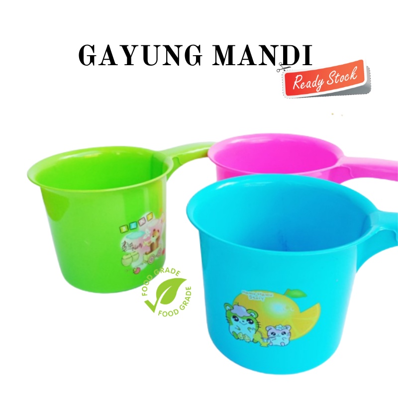 GOS - A311 - Gayung Mandi Plastik Buah Bahan Tebal Kuat Murah Serbaguna /  Plastic Water Scoop Scooper