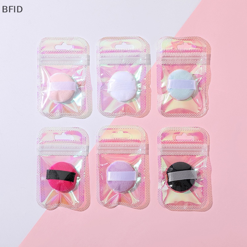 [BFID] 3/4/6pcs Mini Powder Puff Facial Beauty Foundation Makeup Sponge Alat Kosmetik [ID]