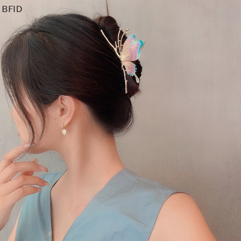 [BFID] Penjepit Rambut Kupu-Kupu Enamel Warna-Warni Gaya Korea Klip Hair Clip Untuk Aksesoris Rambut Anak Perempuan Untuk Wanita [ID]