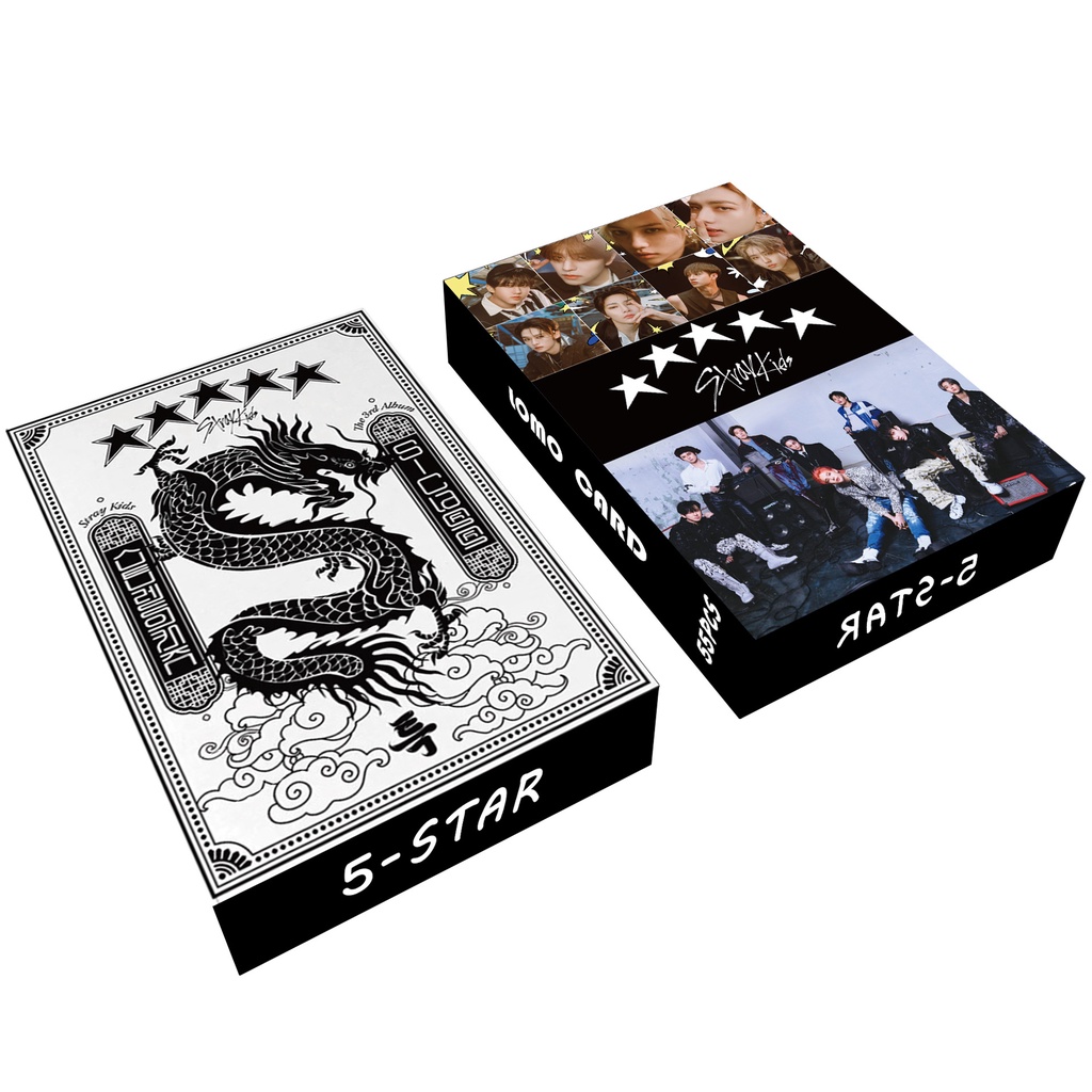 55pcs /box STRAY KIDS 2023album Jepang Baru 5bintang Photocards Kartu Lomo Straykids Kpop Collection