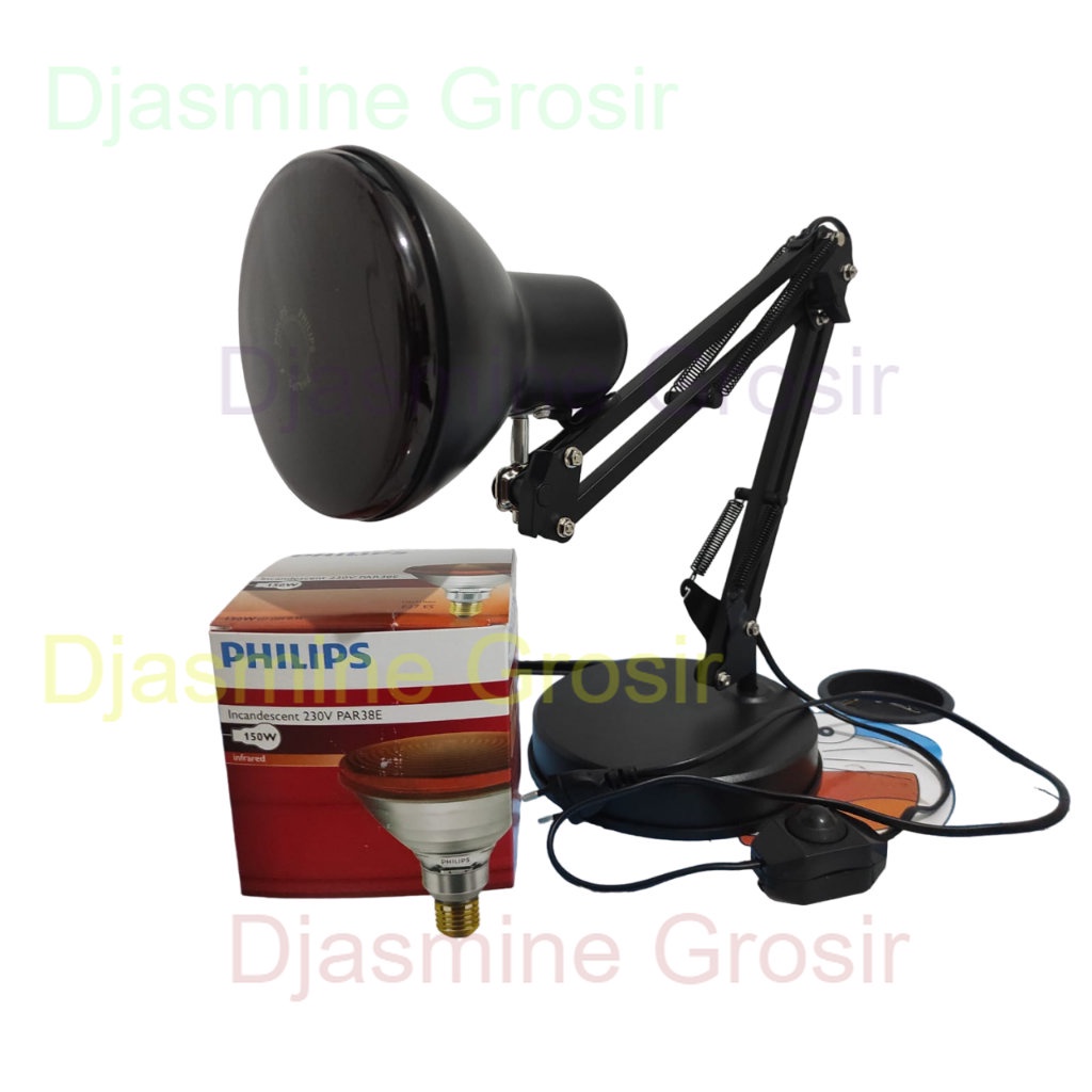 Paket Lampu Philips Infrared Stand Lampu Philips dengan Pengatur Suhu Panas