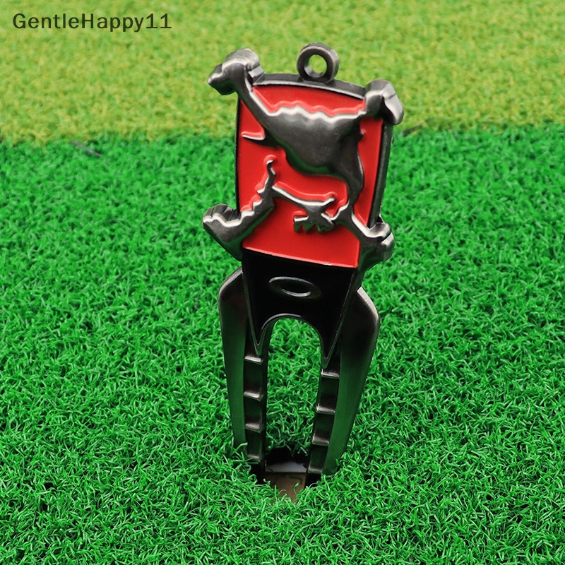 Gentlehappy Alat Perbaikan Divot Golf Portable Golf Hijau Garpu Pitch Groove Cleaner Pitch Fork Golf Aksesoris Olahraga id