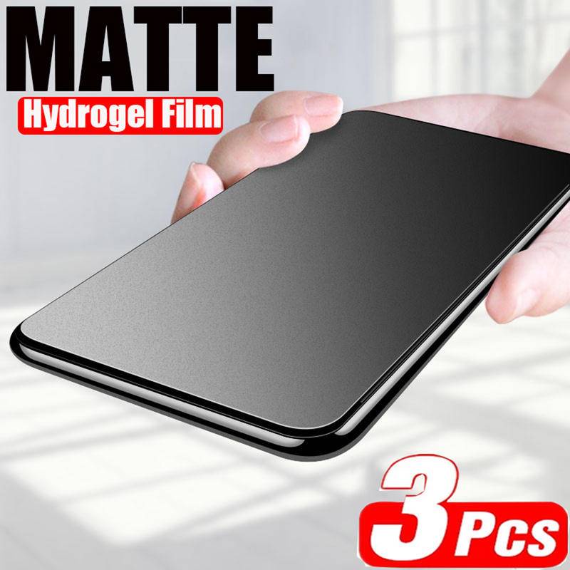 3pcs Film Hidrogel Matte Untuk Redmi 10 10C 10x11 12C 9 9A 9AT 9C 9i 9T Pro 4G 5G Power Prime Activ Sport NFC 2022 Prime Pelindung Layar