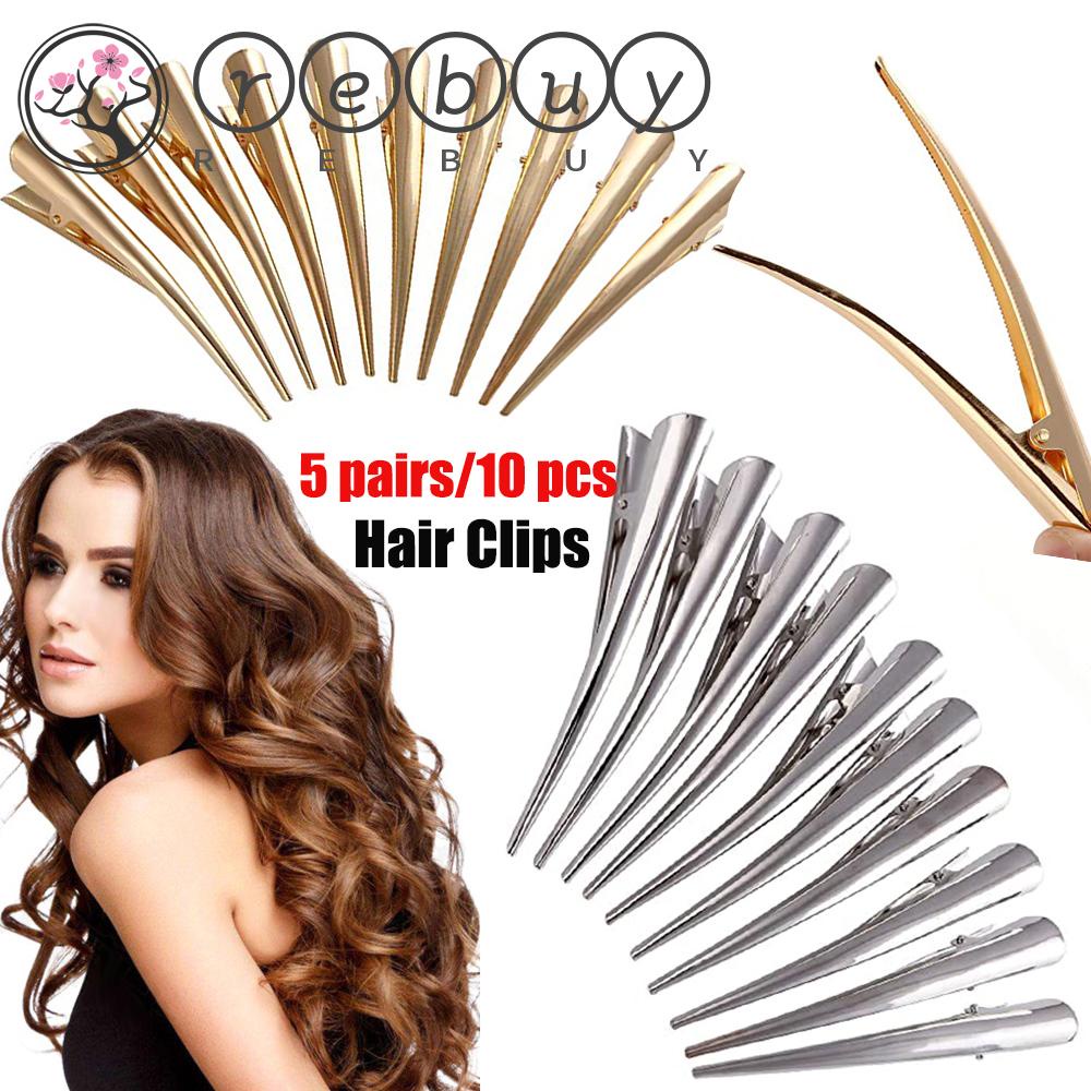 Rebuy Hair Clips Salon Profesional Klip Buaya Styling Rambut Non-slip