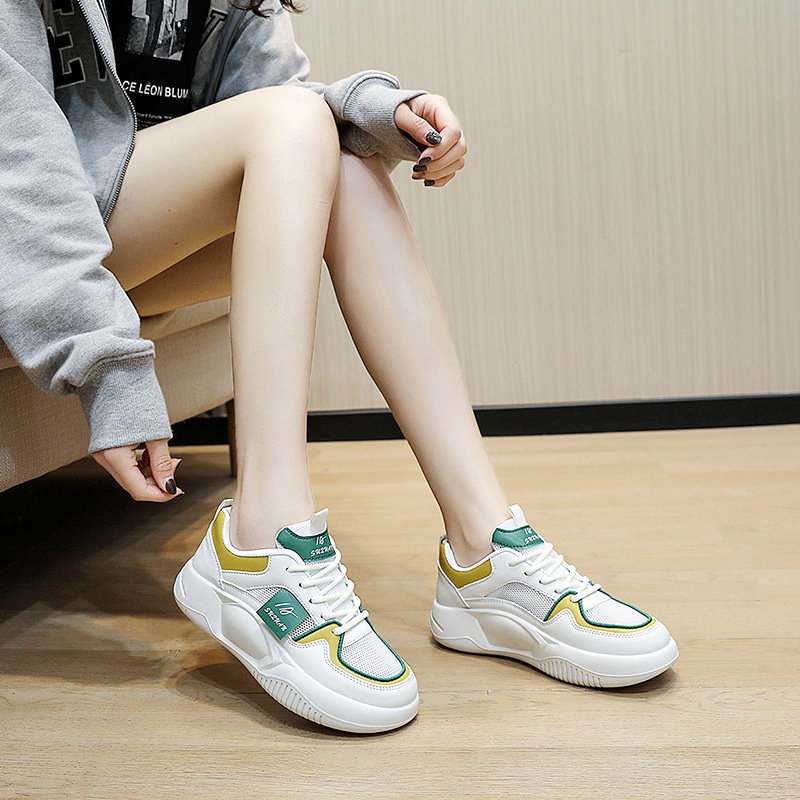 LM - 0298 FREE BOX Sepatu Sports Sneakers Wanita Korean Casual Style Shoes Import