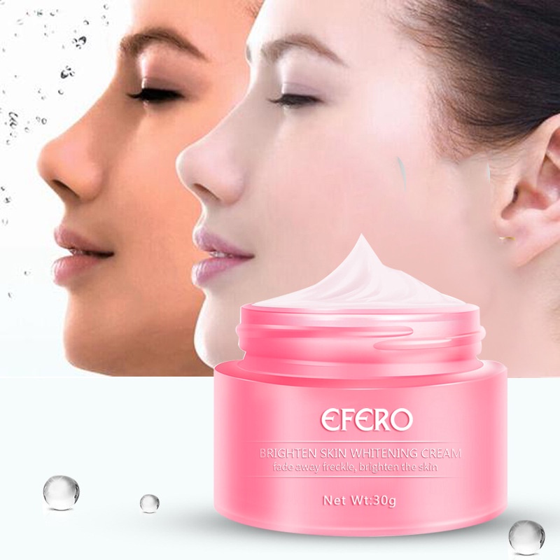 (COD) Efero Whitening Cream Krim Pembersih Pencerah Pelembab Pemutih Wajah