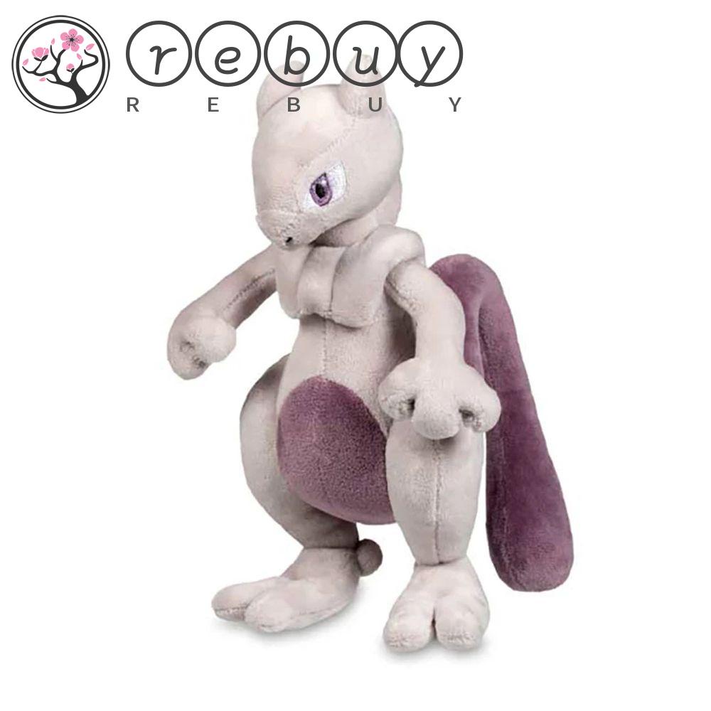 REBUY Rebuy Mewtwo Mainan Mewah 25cm Hadiah Ulang Tahun Pokeball Hadiah Untuk Mainan Go dex Mew Plush Dolls