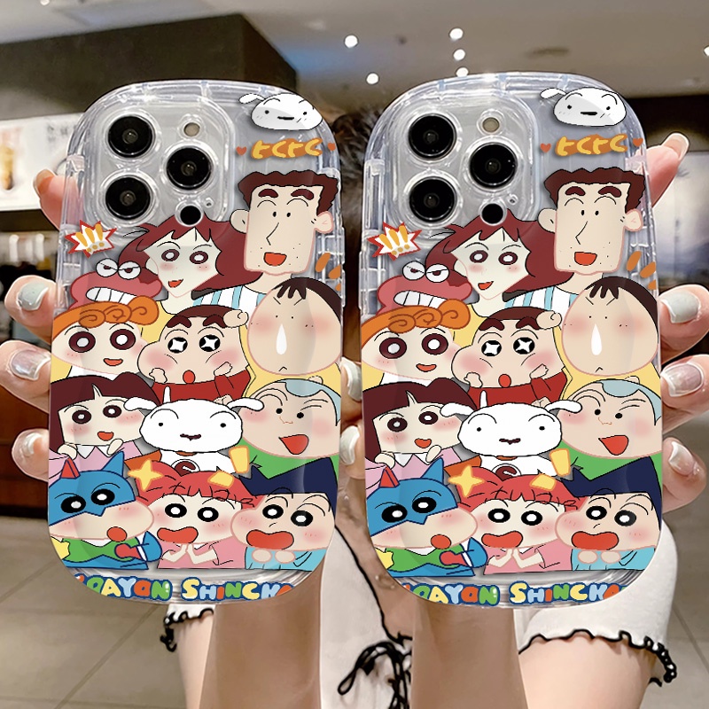 IPHONE Casing Ponsel Lembut Transparan Kompatibel Untuk Iphone14 13 12 11 Pro Max Casing XS X XR Silikon Keluarga Lucu Shockproof Cover Cell Precticer