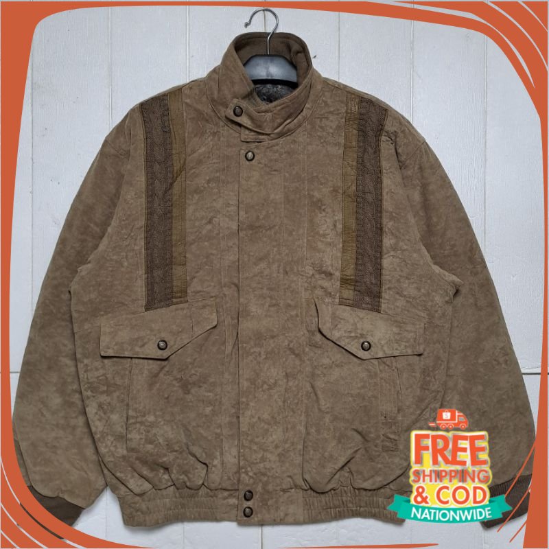 JAKET VINTAGE OOTD FESTIVAL REMAJA/ SAFARI ROOKIE CASUAL VINTAGE FLIGHT JACKET SIZE L