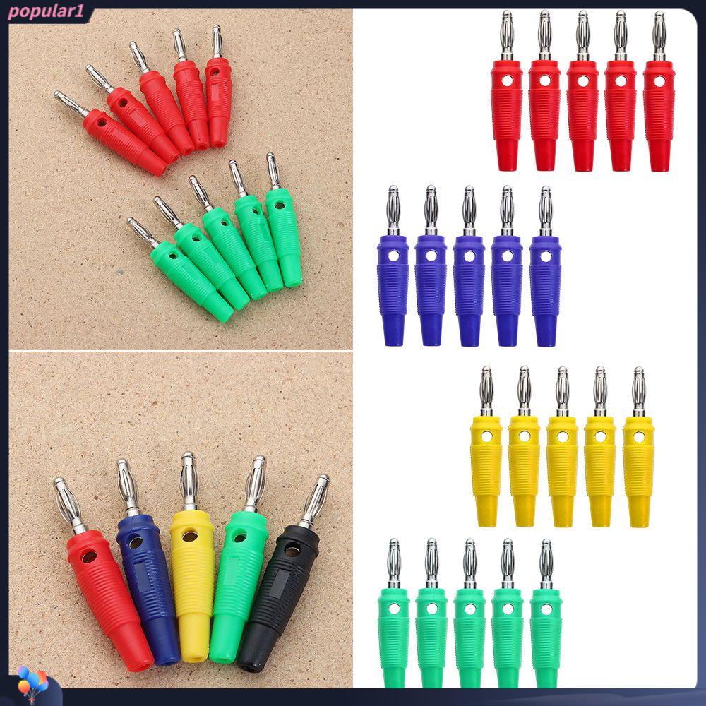 POPULAR Populer 5Pcs Colokan Pisang Terminal Kabel Speaker Aksesoris Adaptor Jack Audio