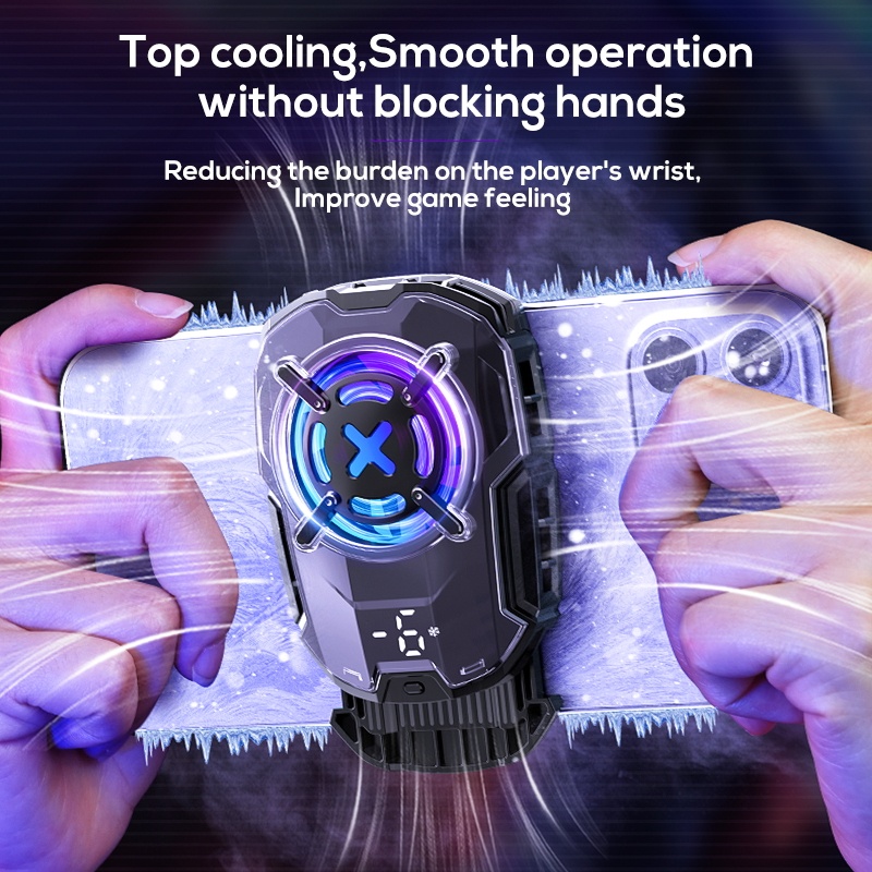 MEMO DL16 Fancooler Mobile Phone Cooler Cooling Fan Radiator 27W 3 Speed