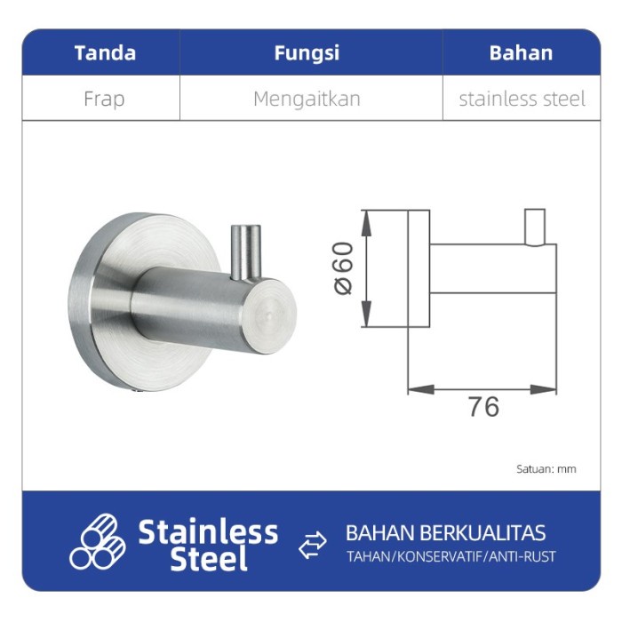 Clothes Hook IF30105 Merk Frap