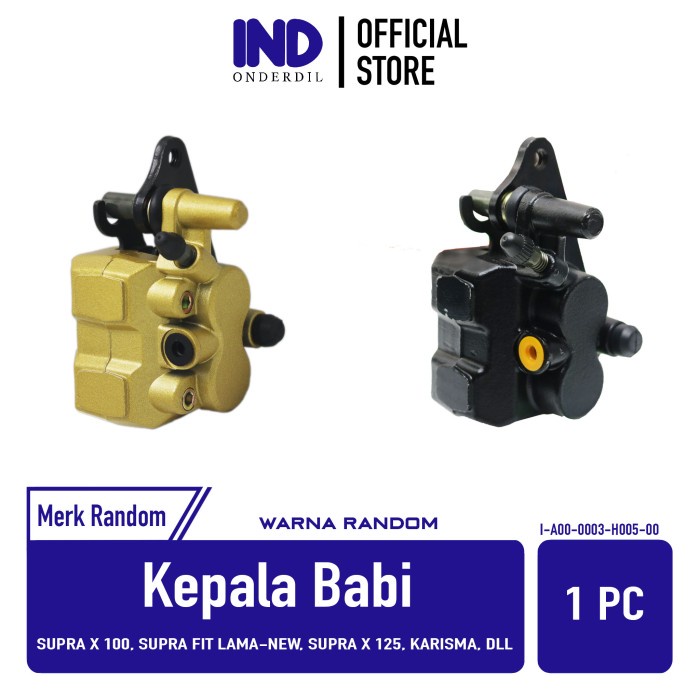 Kepala-Pala Babi Kaliper Cakram Supra X 100-Fit New-Lama-X 125