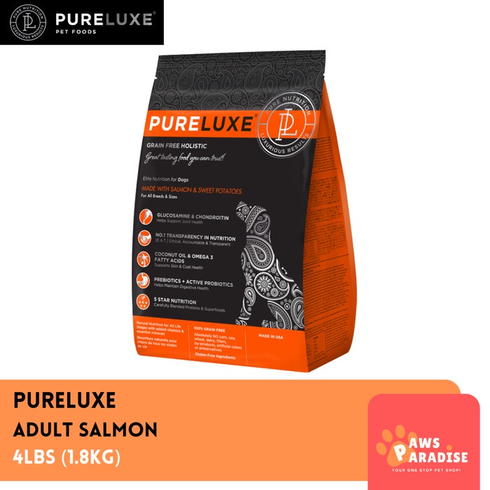 PURELUXE - Adult Salmon 1,8KG / Holistic Grain Free Dog Food
