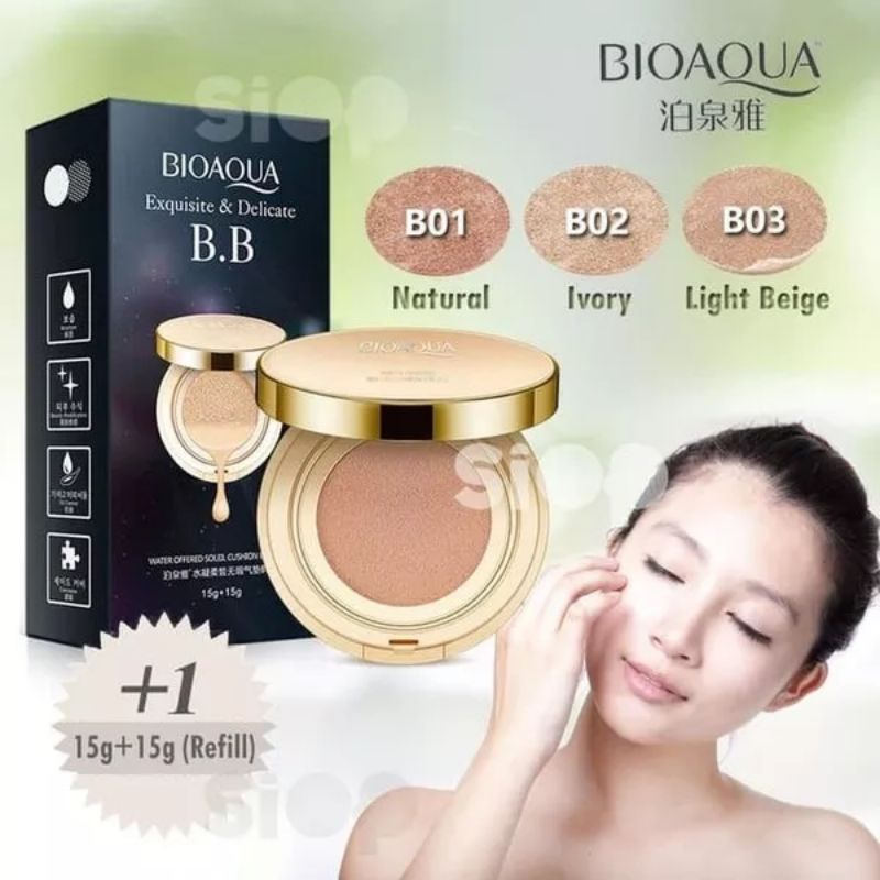 RADYSA - Bioaqua Exquisite and Delicate Gold Cream Air Cushion BB Cream spf50