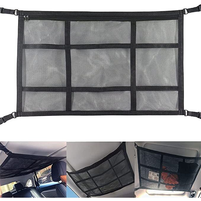 Jaring Plafon Mobil / Cargo jaring Plafon Atap Langit Mobil Car Ceiling Organizer Net LBX/Jaring Cargo Atap Plafon Dalam Mobil Car Ceiling