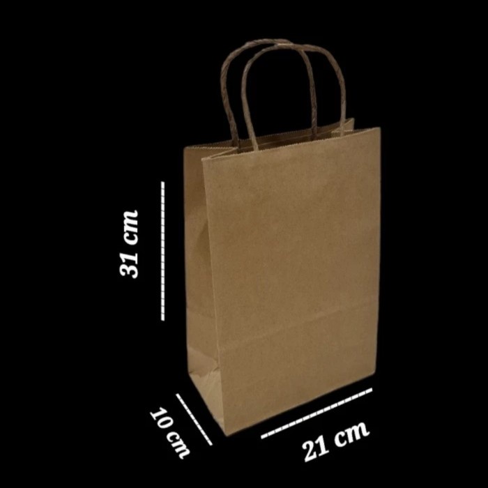 

[SC] (E) PaperBag POLOS Serba Guna Ukuran 31 x 21 x 10 cm