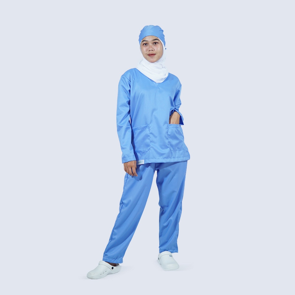 Doctor Scrub's Set Baju OK Lengan Panjang/pendek BIG SIZE 'Cito Series'