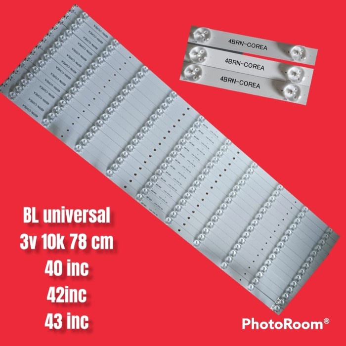 BACKLIGHT TV 3 VOLT 10 KANCING LAMPU LED BACKLIGHT TV 3V 10K 3VOLT 10K